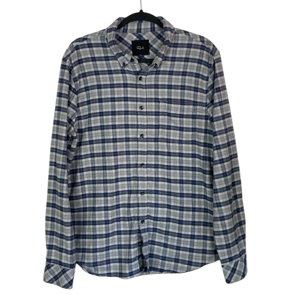 Rails plaid flannel button down
